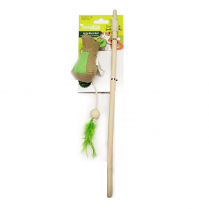 DEFINE Planet Cat Burlap Mouse Wand