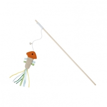 BUDZ Cat Toy Swing Stick - Jelly Fish Orange 49"