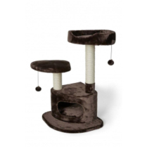 BUDZ Cat Tree Condo 3-Levels & Scratching Post 20"x20"x35"