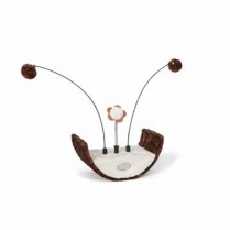 BUDZ Cradle Shaped Teaser with Balls BROWN