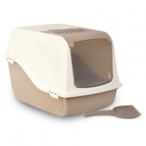 BERGAMO Ariel Litter Box Covered w/ Scoop Mocaccino