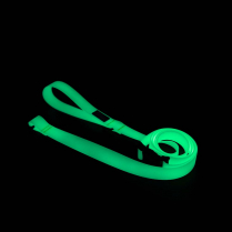 WOOF Concept Leash AQUA Lumen Glow in the Dark Small/Medium