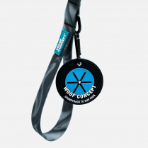 WOOF Concept Poopbag Holder Vinyl Turquoise One Size