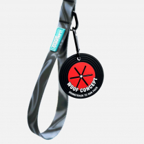 WOOF Concept Poopbag Holder Vinyl Red One Size