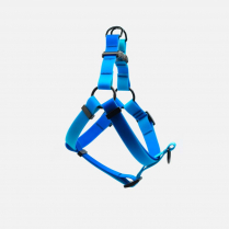 WOOF Concept Harness AQUA Blue Hawaiian  Small