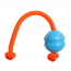 DOOG Fetchable Ball and Rope  Blue