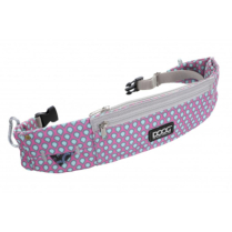 DOOG Walkie Belt Luna  Pink with Grey Droplets