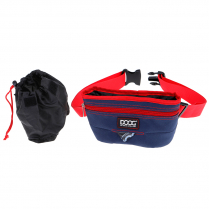 DOOG Treat Pouch Black Navy/Red Large
