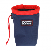 DOOG Treat Pouch Black Navy/Red Small