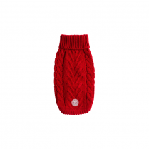 GF PET Chalet Sweater - RED - XL