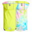 GF PET Reversible Raincoat - NEON YELLOW WITH TIE DYE - XS