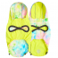 GF PET Reversible Raincoat - NEON YELLOW WITH TIE DYE - XS