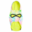GF PET Reversible Raincoat - NEON YELLOW WITH TIE DYE - L