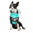 GF PET Reversible Raincoat - NEON AQUA WITH IRIDESCENT - X