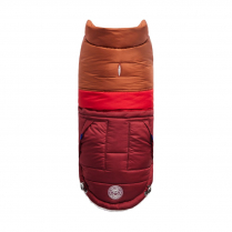 GF PET Elasto-Fit Retro Puffer DARK RED 3XL