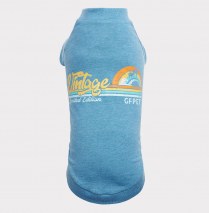 GF PET Graphic Tee Heather BLUE S