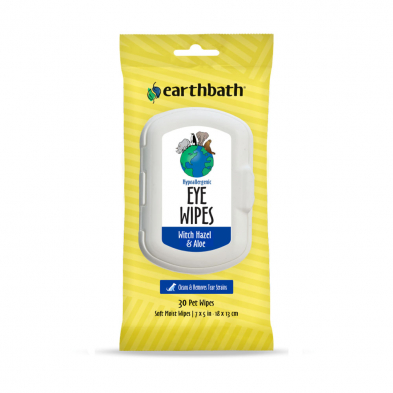 EARTHBATH Hypoallergenic Eye Wipes Fragrance Free, 30ct 6pk