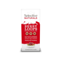 SELECTIVE NATURALS Snack BERRY LOOPS Guinea Pig 4/80g