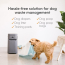 PET GENIE Dog Waste Disposal System w/Jumbo Refill