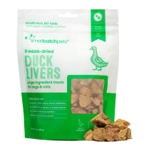 SMALLBATCH Freeze Dried Duck Liver Treat 3oz