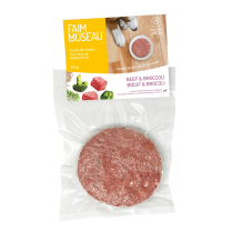 FAIM MUSEAU Cooking Dog Single-Patty Beef & Broccoli 114g
