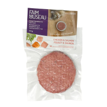 FAIM MUSEAU Solution Cat Single-Patty Chicken & Salmon 114g