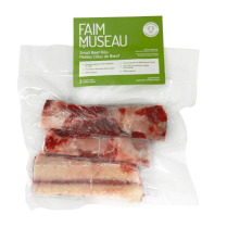 FAIM MUSEAU Dog Small Beef Ribs 3ct