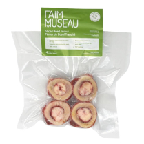 FAIM MUSEAU Dog Sliced Beef Femur 1 inch 4ct
