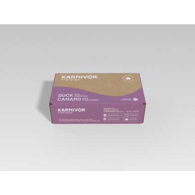 Karnivor Dog Duck w/Probiotics 11kg - Raw Dog Food