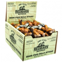 REDBARN 7" Odor Free Braided Bully Stick 20ct