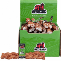 REDBARN 7" Braided Bully Stick 20ct