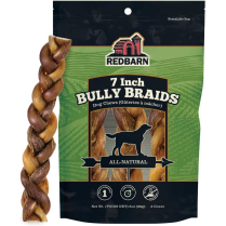 REDBARN 7" Braided Bully 3pk