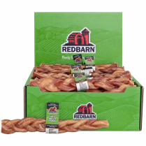 REDBARN 12" Braided Bully Stick 25ct