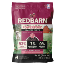REDBARN AIR DRIED Puppy POWERFOOD Beef&Lamb 2.5oz Trial Size