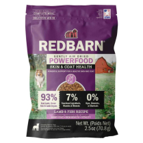 REDBARN AIR DRIED Dog SKIN & COAT Lamb&Fish 2.5oz Trial Size