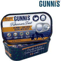 GUNNI'S PET Dog Salmon + Cod Liver w/ Kelp Topper 12/128g
