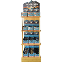 DOGGINSTIX Bamboo Display Rack