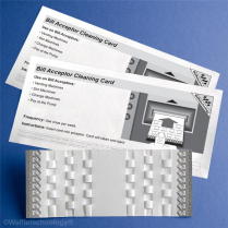 CARTE NETTOYAGE POUR ACCEPTEUR DE BILLETS