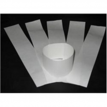 MONEY BANDS, PLAIN WHITE, W/ADHESIVE