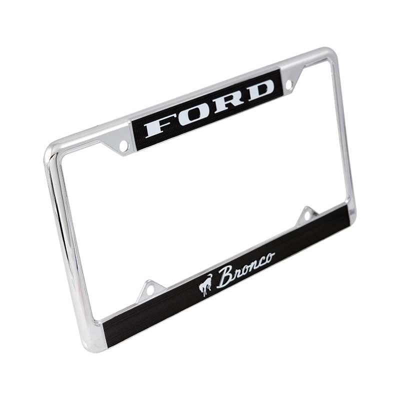 Chrome License Plate Holder Frame For 1957 Ford Car & Pick Up Truck - Front Or Rear