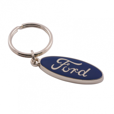 Blue Ford Script Key Chain - Metal - Ford Trucks & Cars | Dennis Carpenter