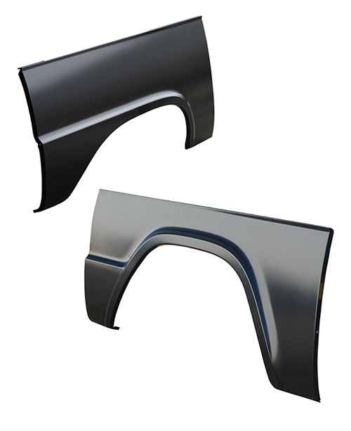 bronco body lower quarter panels stock and flared