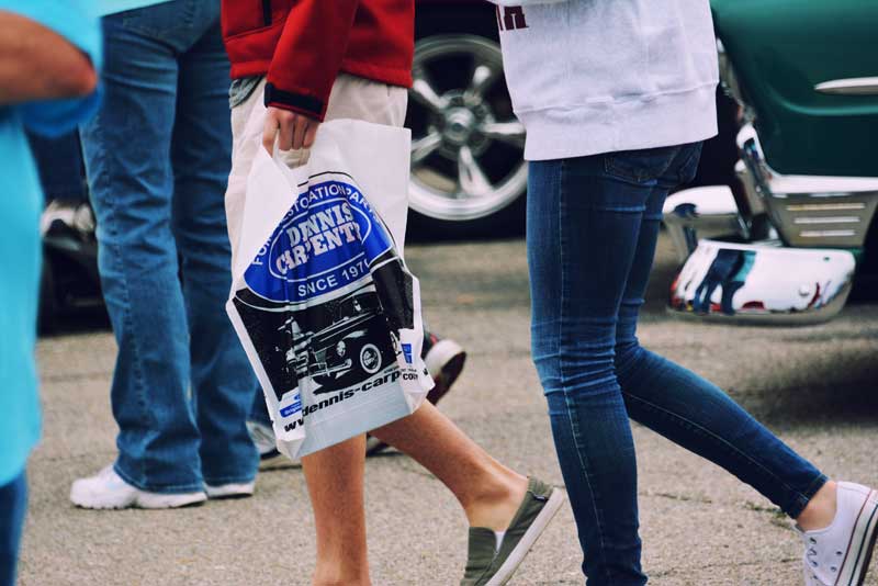 dennis carpenter customer enjoying auto show