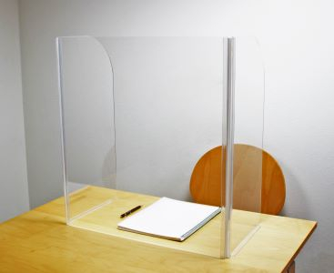 Tri-Fold Sneeze Guard