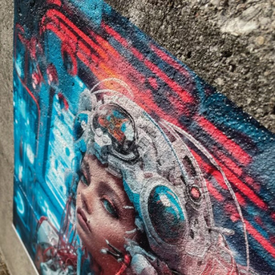 2.0 mil - Gloss White Cast Wrap; Grey Solvent High-Tack Removable Adhesive