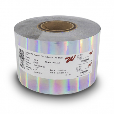 2 Mil Rainbow PET Holographic Film