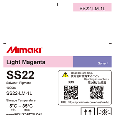 Mimaki SS22 Ink 440cc -  Light Magenta