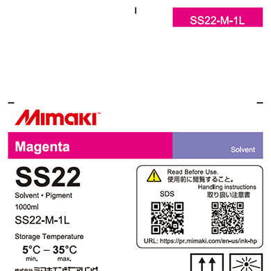 Mimaki SS22 Ink 440cc - Magenta