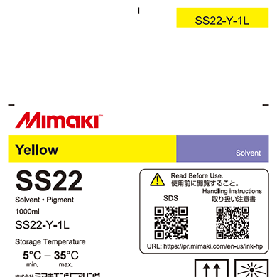Mimaki SS22 Ink 440cc - Yellow