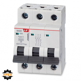 LS ELECTRIC | 0628031963 | BK63H 3P C1A 6KA 480Y/277VAC UL10